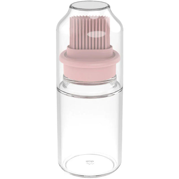 Portable Oil Bottle with Brush Silicone Barbecue Liquid Gadgets High-temperature Kitchen Baking Pastry Barbecue BBQ Tool