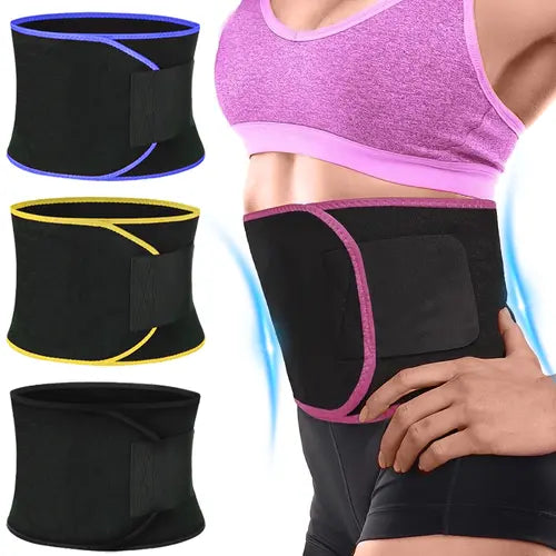 Perspiration Girds Waist Belt  Waist Trimmer | Premium Waist Trainer Band for Men & Women