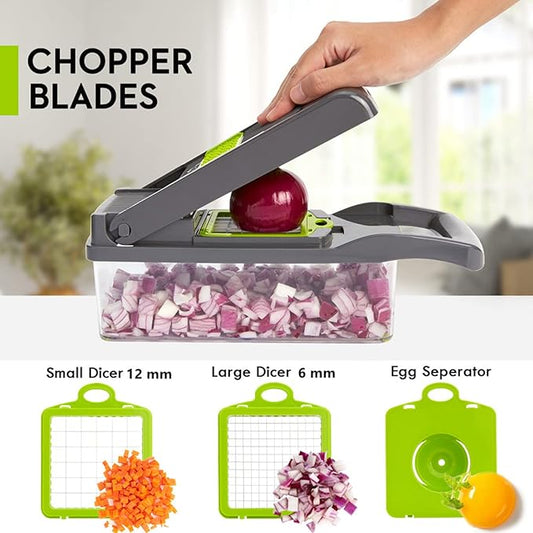 Vegetable Chopper 12 in 1 Professional Vegetable Slicer for Kitchen Vegetable Cutter