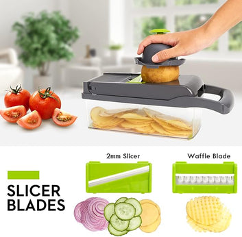 Vegetable Chopper 12 in 1 Professional Vegetable Slicer for Kitchen Vegetable Cutter