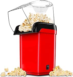 Dash Hot Air Mini Popcorn Popper maker With Measuring Spoon to Portion Popping Corn Kernels + Non Sticking Coating