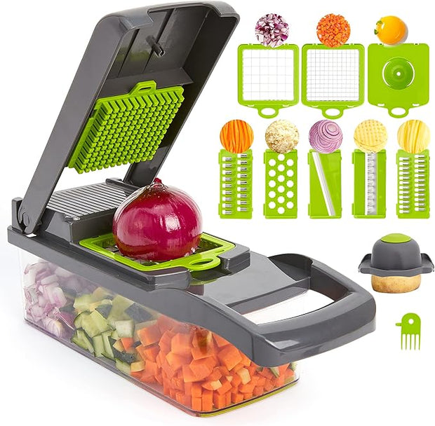 Vegetable Chopper 12 in 1 Professional Vegetable Slicer for Kitchen Vegetable Cutter