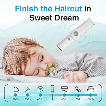 Baby Hair Clippers with Vacuum