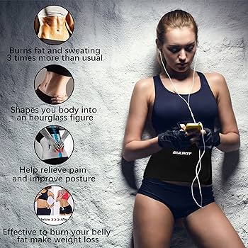 Perspiration Girds Waist Belt  Waist Trimmer | Premium Waist Trainer Band for Men & Women