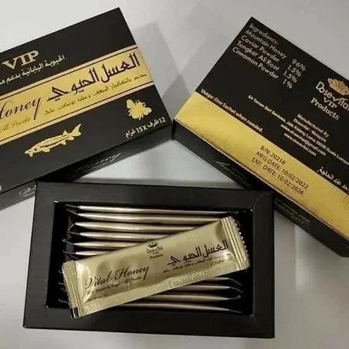 VIP Vital Honey 15Gm 12 Sachets